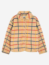 Color Grid Curly Jacket