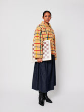 Color Grid Curly Jacket