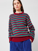 Striped Fitted Cotton Jumper