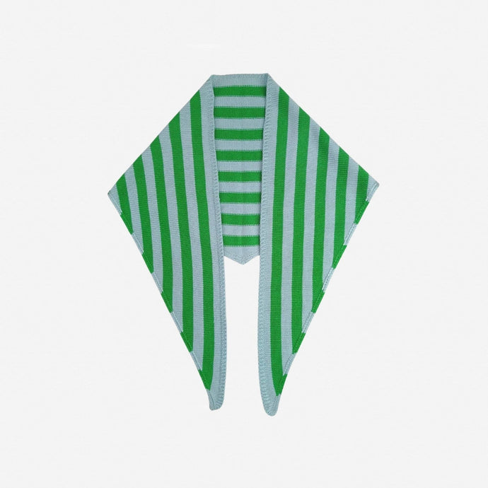 Simple Stripe Triangle Scarf