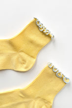 The Petite Ruffled Modal Socks