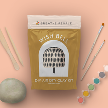 DIY Craft Clay Kit- Make Your Own Wish Bell- Air Dry Clay