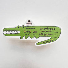 Alligator sticker