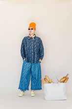 Floral Chambray Button Up