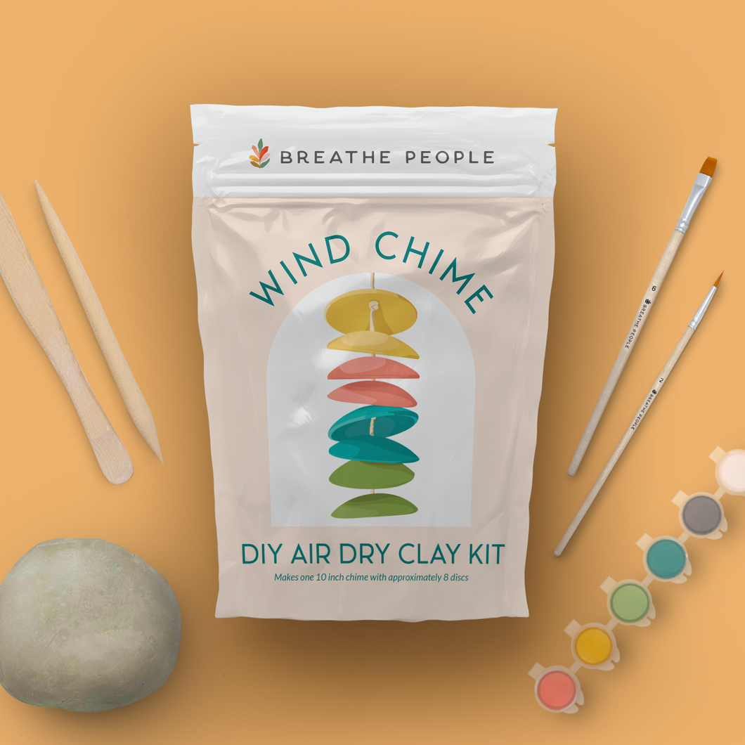 DIY Craft Clay Kit- Make Your Own Wind Chimes- Air Dry Clay