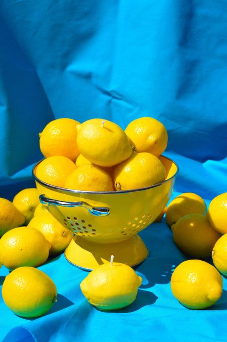 Lemon Shaped Food Candle