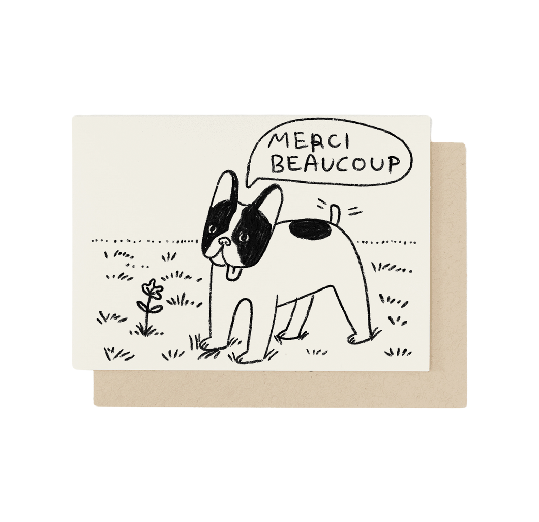 Merci Beaucoup Card - Case Pack of 6 Cards