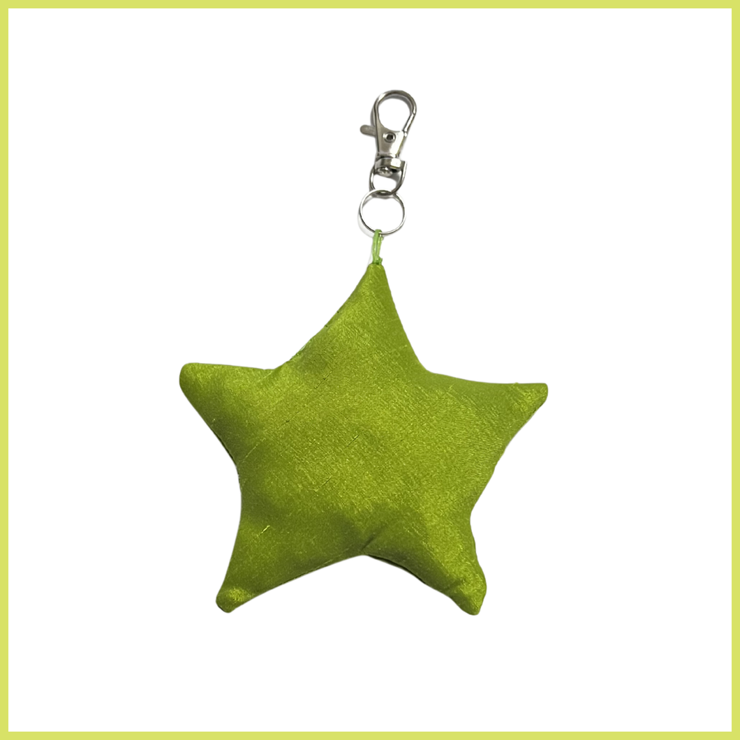 Lime Green Bag Charm