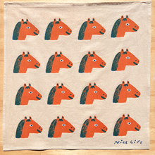 Horse Cotton Tea Towel