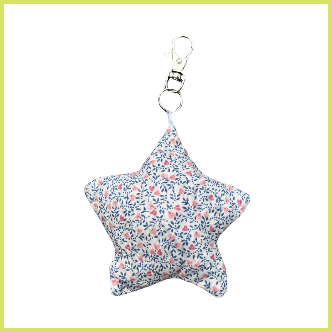 Little Pink Flowers Bag Charm