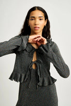 Carole Cardigan in Black Shimmer