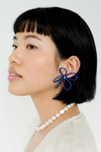 Bloom Large Earrings - Lapis