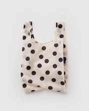 Baby Baggu in Cream and Black Polka Dot