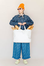 Floral Chambray Button Up