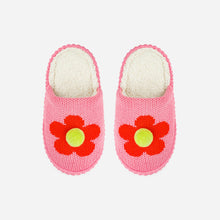 Flower Pom Slide Slippers