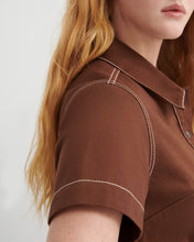 Foundation Dress in Brown Denim