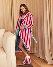 Magnolia Stripe Bathrobe