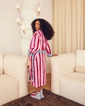Magnolia Stripe Bathrobe