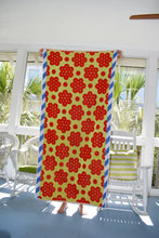 Beach Towel in Raspberry