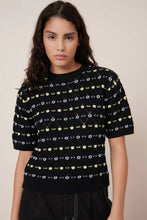 Rhode Top in Daisy Jacquard