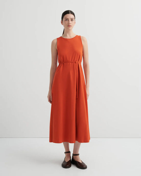 Tank Swing Dress in Nasturtium