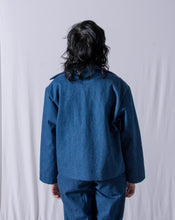 Hiyo Jacket in Dark Blue Denim