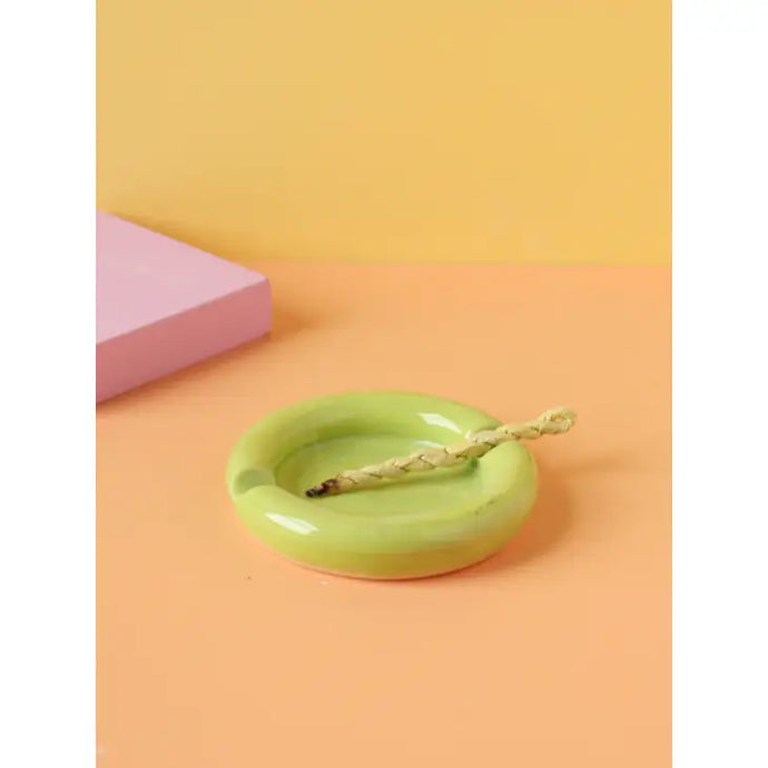 Bubble Ashtray in Lime