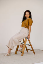 The Frankie Pant in Taupe Canvas