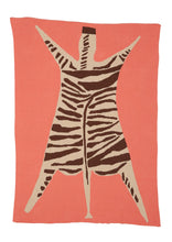 Zebra Knit Blanket, 30"x40"