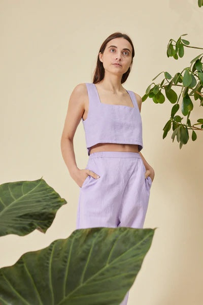Basic Top in Lilac