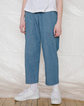 Slack Pants in Medium Blue Denim