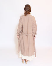 7115 by Szeki Artist Linen Coat in Clay