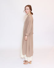 7115 by Szeki Artist Linen Coat in Clay