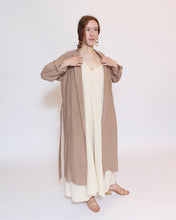 7115 by Szeki Artist Linen Coat in Clay